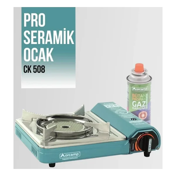 Orcamp Seramik Pro Ck-508 Portatif Kamp Ocağı - Görsel 3
