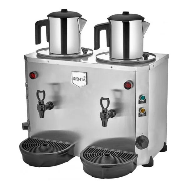 Remta De15 Jumbo Çift Demlikli 9+9 Lt Elektrikli Çay Makinesi - Görsel 4