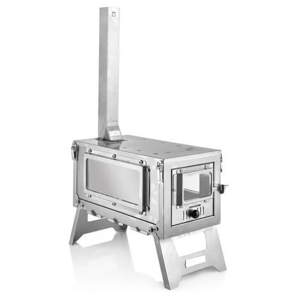 Remta Km02 Paslanmaz Çelik Mini Katlanır Çadır Kamp Sobası - Görsel 4