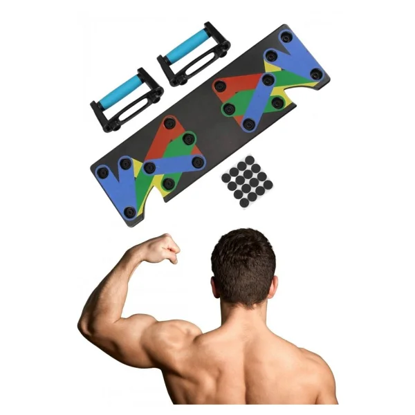 Modacar Buffer Çok Fonksiyonlu Katlanabilir Şınav Tahtası Platformu Fitness Spor Kondisyon Sağlama Aleti - Görsel 4