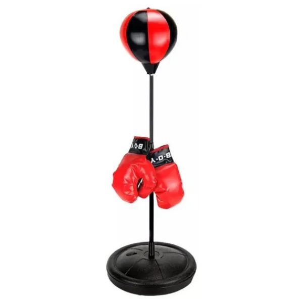 Leyaton Çocuk Boks Standı 70-105 Cm Refleks Topu Boks Seti Eldiven Hediye Lyt-111 - Görsel 3
