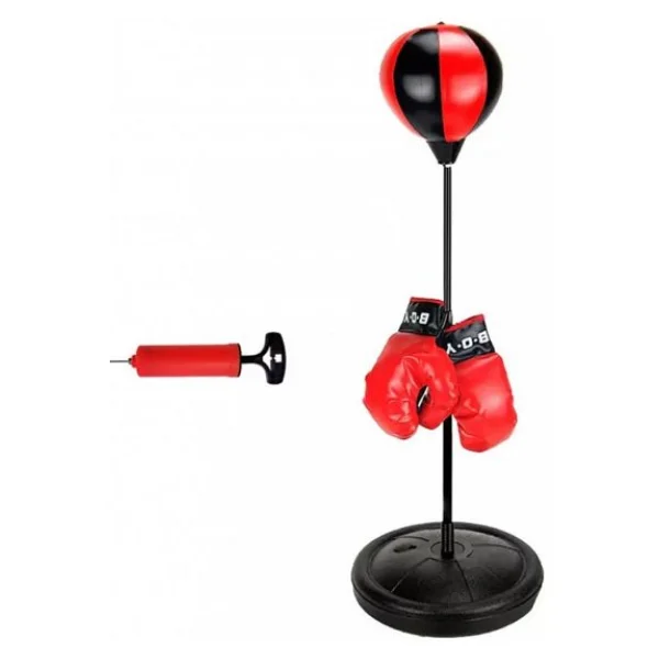 Leyaton Çocuk Boks Standı 70-105 Cm Refleks Topu Boks Seti Eldiven Hediye Lyt-111 - Görsel 4