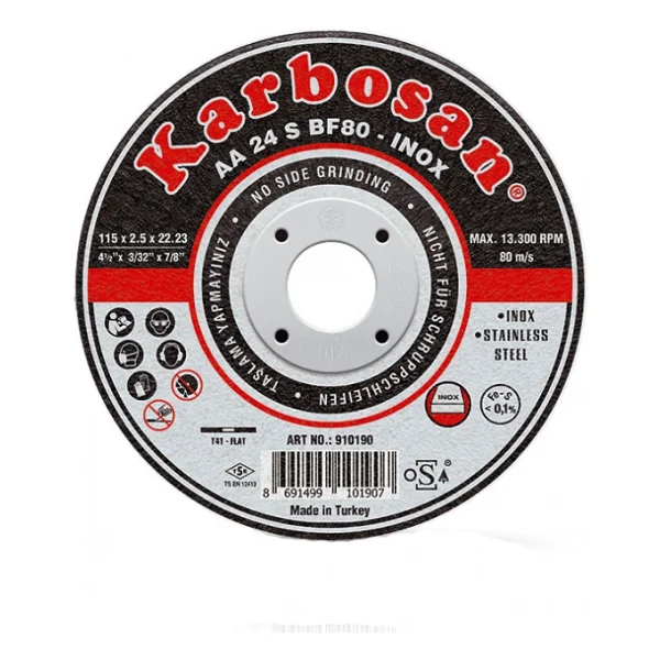 Karbosan 125x1.0x22.23 İnox Kesme Diski - Görsel 3