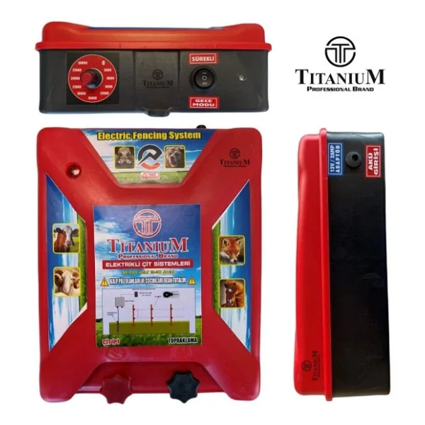 Titanium Night Shock 30k Elektirikli Çit Sistemi Set-2 30000 Volt - Görsel 5