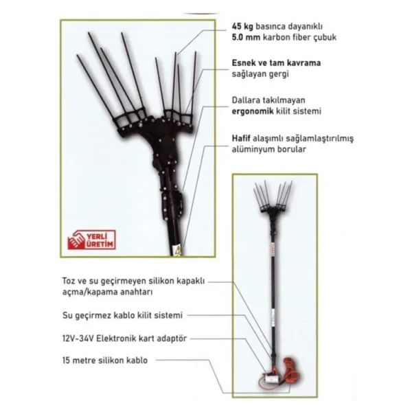 Taral Olea Akülü Zeytin Hasat Makinesi - Görsel 5
