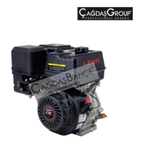 Loncin G420fd 15 Hp Marşlı Benzinli Makine Motoru - Görsel 3