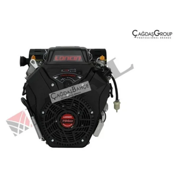 Loncin Lc2v80fd 26 Hp Marşlı Dikey Şaftlı Makine Motoru - Görsel 6