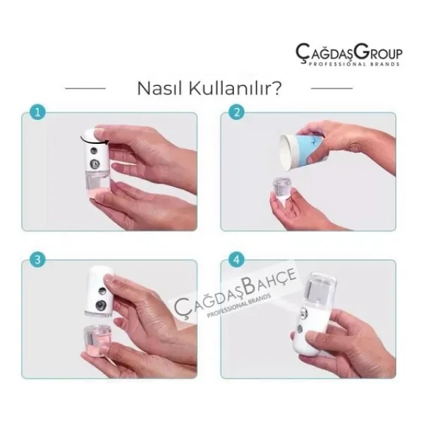 Tıtanıum Mini Şarjlı Dezenfektan Makinası - Mini Ulv - Çanta Tipi - Görsel 5