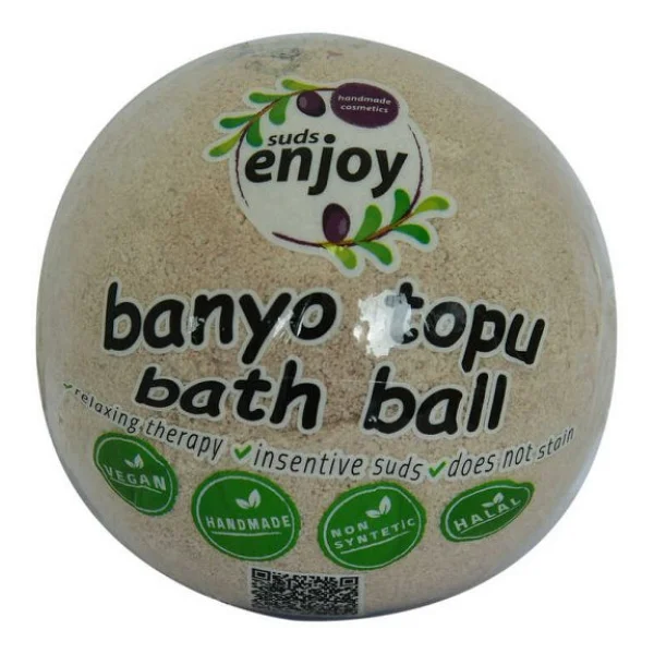 Lavantalı El Yapımı Banyo Bombası Banyo Topu Mor 90-120 Gr - Görsel 2