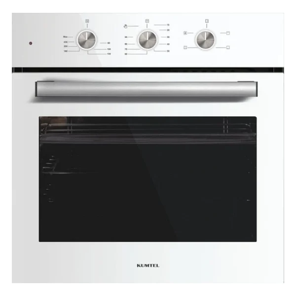 Kumtel Turbo Kristal Beyaz Cam Ankastre Set (Da6-830 Davlumbaz + Ko-40 Tahdf Ocak + B66-Sf2 Fırın) - Görsel 3