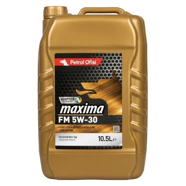Petrol Ofisi Maxima Fm 5w-30 10.5 Lt Motor Yağı - Görsel 8
