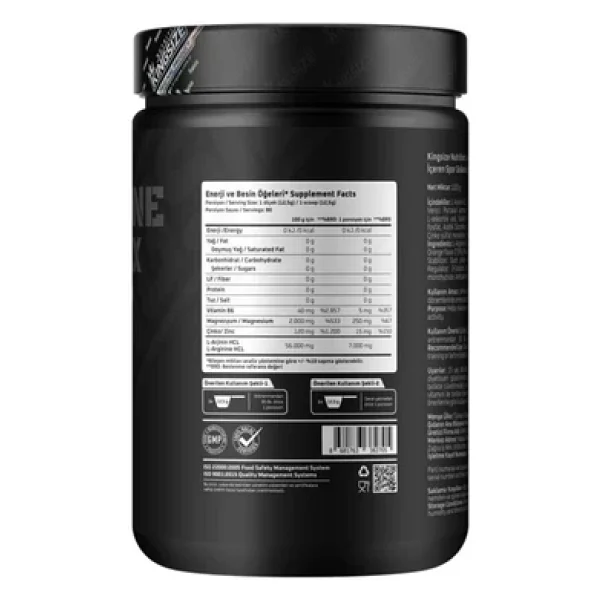 Kingsize Nutrition Arginine Complex Powder 1000 Gr - Görsel 2