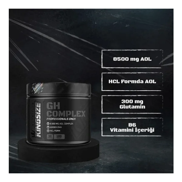 Kingsize Nutrition Gh Complex 180 Tablet - Görsel 3