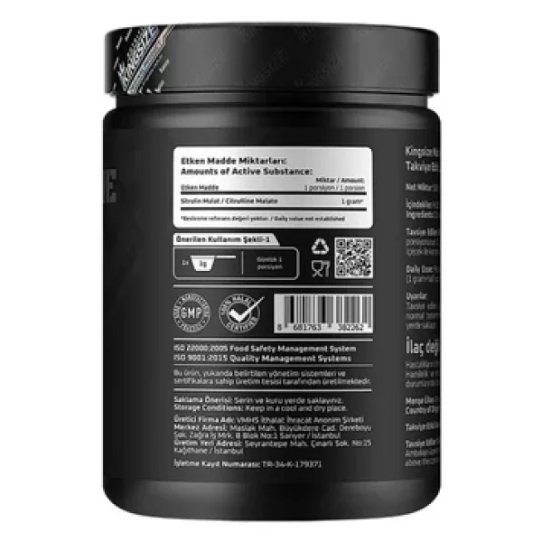 Kingsize Nutrition Citrulline Malate Powder 500 Gr - Görsel 4