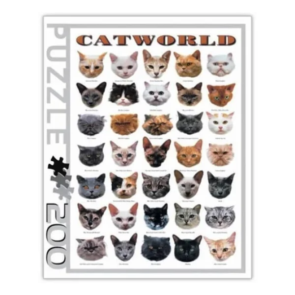 Ks Games 200 Parcali Kedi Puzzle Kedi Yapboz Kedili Yap Boz - Görsel 4