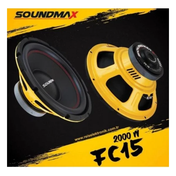 Soundmax Sx-Fc15 2000 W 38 Cm Subwoofer - Görsel 7
