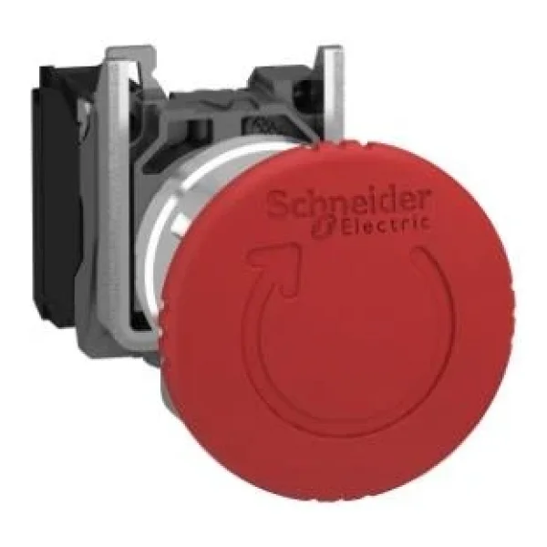 Schneider Electric Xb4bs8442, Acil Stop Butonu, 1nk, Çevir-Çek Tip, 22mm, Metal Gövdeli - Görsel 2