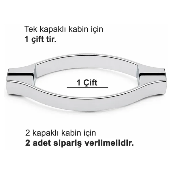 Dusakabin Kulbu Dus Kabin Kulp Kapak Kolu (1 Cift Fiyatidir) - Görsel 3