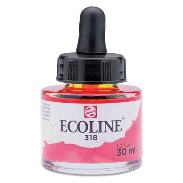 Talens Ecoline 30 Ml 318 Carmine Sıvı Sulu Boya - Görsel 4
