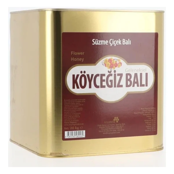 Köyceğiz 10 Kg Teneke Çiçek Balı - Görsel 3