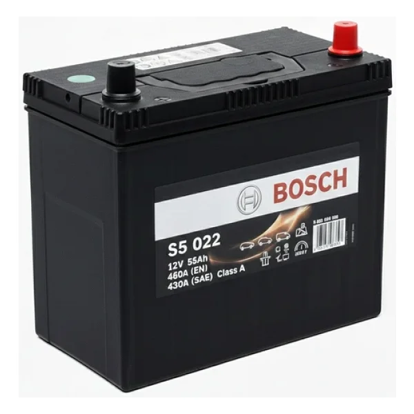 Bosch S5 022 12 V 55 Ah 460 A Akü - Görsel 6