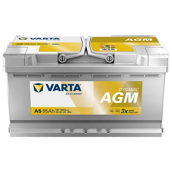 Varta Silver Dynamic G14 Start-Stop Agm 12 V 95 Ah 850 Cca Akü - Görsel 5