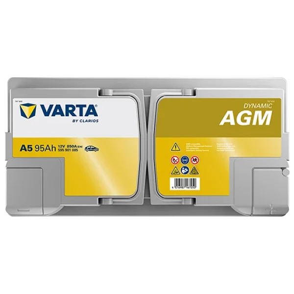 Varta Silver Dynamic G14 Start-Stop Agm 12 V 95 Ah 850 Cca Akü - Görsel 8