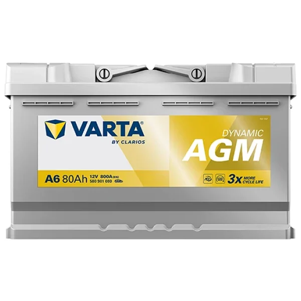 Varta Silver Dynamic F21 Start-Stop Agm 12 V 80 Ah 800 Cca Akü - Görsel 6