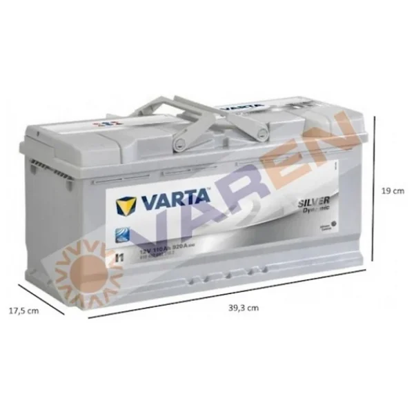 Varta Silver Dynamic I1 12 V 110 Ah 920 Cca Akü - Görsel 5