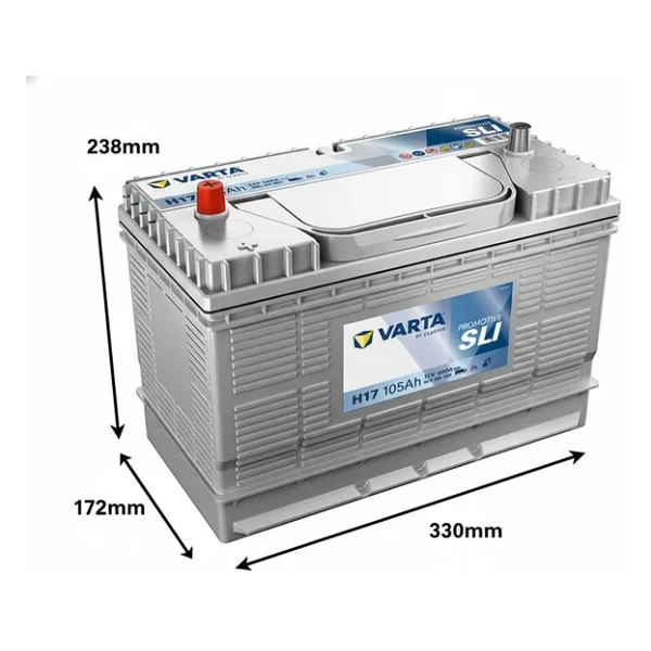 Varta Promotive Black H17 12 V 105 Ah 800 Cca Akü - Görsel 5