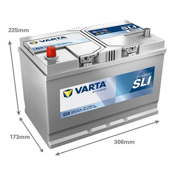Varta Blue Dynamic G8 12 V 95 Ah 830 Cca Akü - Görsel 4