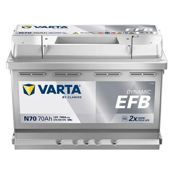Varta Blue Dynamic N70 Start-Stop Efb 12 V 70 Ah 760 Cca Akü - Görsel 5