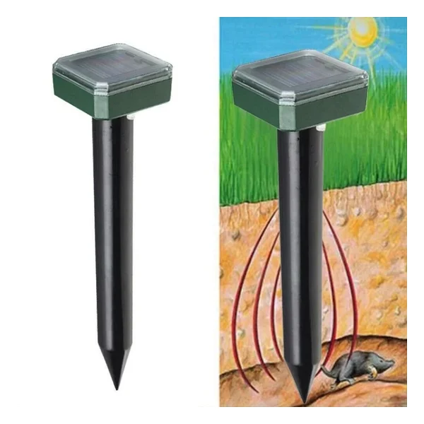 Schulzz Solar Güneş Enerjili Akrep,Köstebek,Yılan Fare Kovucu 650-750mt Etkili Kare - Görsel 5