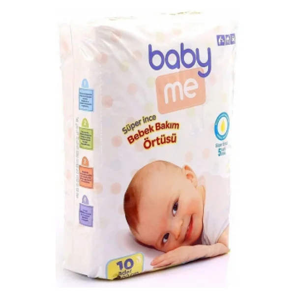Baby&Me Süper İnce 60x90 Cm 10'lu Bebek Bakım Örtüsü - Görsel 7