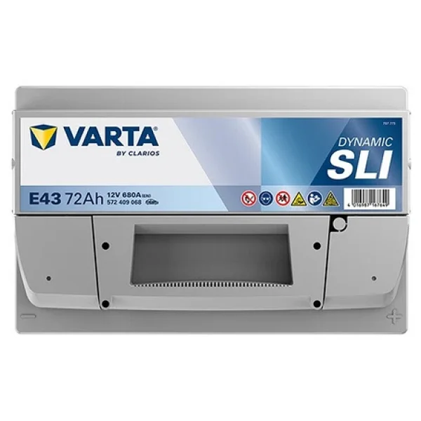 Varta Blue Dynamic E43 Alçak 12 V 72 Ah 680 Cca Akü - 2025 - Görsel 3