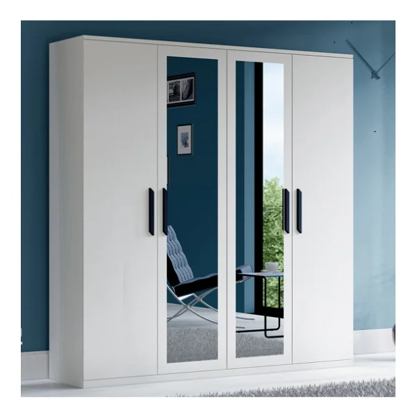 Metalia Gm 051 Aynalı 4 Kapaklı Gardırop - Görsel 3