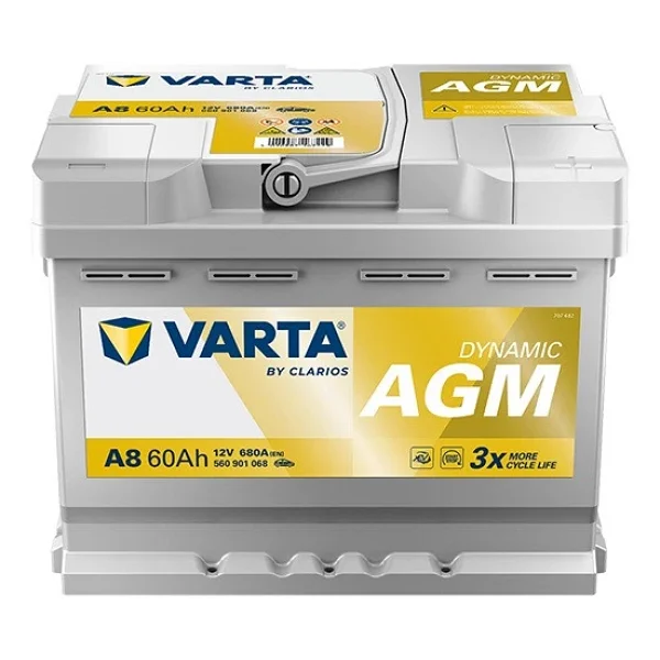 Varta Silver Dynamic D52 Start-Stop Agm 12 V 60 Ah 680 Cca Akü - Görsel 8