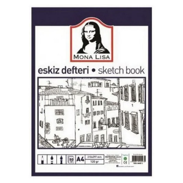 Südor Eskiz Defteri A4 120 G 50 Yp Bn05-4 - Görsel 3