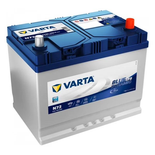 Varta Blue Dynamic N72 Start-Stop 12 V 72 Ah 760 Cca Akü - Görsel 5