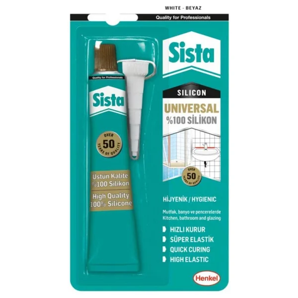 Sista Universal 50 Gr Beyaz Tüp Silikon - Görsel 4