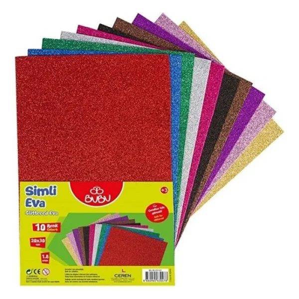 Bu-Bu Eva Simli 20x30 Cm 10 Renk Bubu-Ev0037 - Renkli - Görsel 4