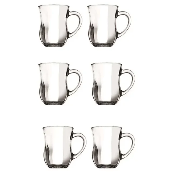 Paşabahçe Dem 55373 6'lı Kulplu Çay Bardağı - Görsel 5