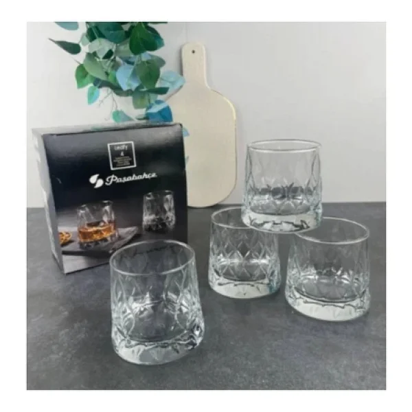 Paşabahçe Leafy 420194 300 Cc 4'lü Viski Bardağı - Görsel 7