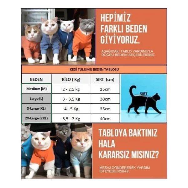 Navy Bee Kedi Tulumu Kedi Kıyafeti - Görsel 7