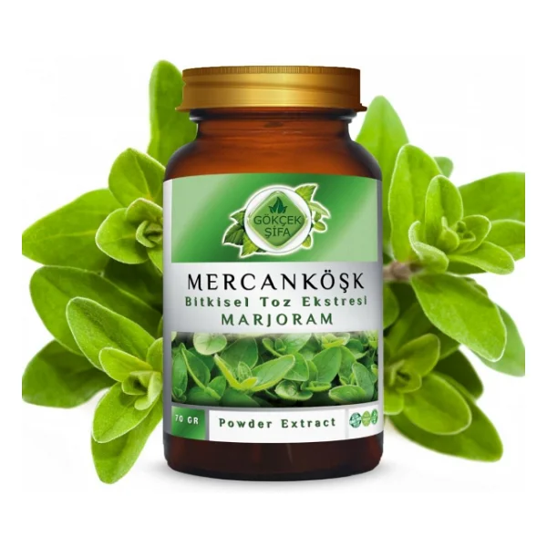 Mercan Köşk (Marjoram) Toz Ekstresi 70 Gr. Cam Kavanoz - Görsel 3