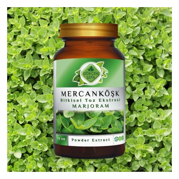 Mercan Köşk (Marjoram) Toz Ekstresi 70 Gr. Cam Kavanoz - Görsel 9
