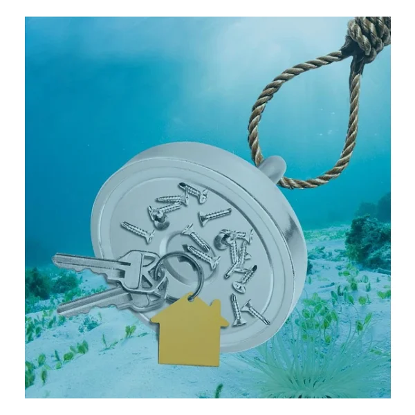 Valkyrie D48 Güçlü Neodyum Mıknatıs 48mm 75kg Askılı Fishing Salvage Magnet - Görsel 8