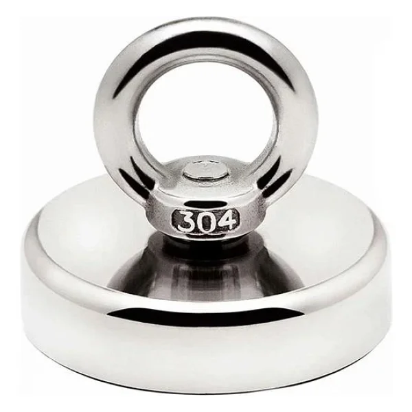 Valkyrie D48 Güçlü Neodyum Mıknatıs 48mm 75kg Askılı Fishing Salvage Magnet - Görsel 3