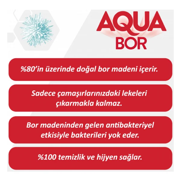 Aquabor Beyazlar İçin 4 Kg Toz Deterjan - Görsel 4