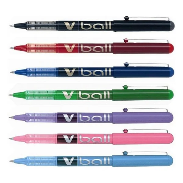 Pilot V-Ball Grip 1.0 mm Siyah Roller Kalem - Görsel 7